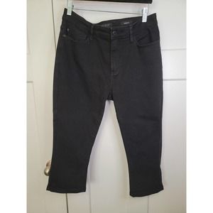 Judy Blue Black Denim Capri Fit Jeans, Size 13/31